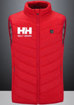Warm Men Women Winter USB Infrared Heating Vest Flexible Electric Thermal Waistcoat Fish Hiking Euro Size S-4XL Outdoor Jackets