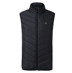 Warm Men Women Winter USB Infrared Heating Vest Flexible Electric Thermal Waistcoat Fish Hiking Euro Size S-4XL Outdoor Jackets