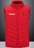 Warm Men Women Winter USB Infrared Heating Vest Flexible Electric Thermal Waistcoat Fish Hiking Euro Size S-4XL Outdoor Jackets