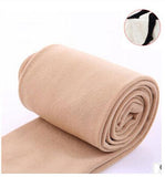 2020 Autumn winter woman thick warm leggings candy color brushed charcoal Stretch Fleece Pants Trample Feet Leggings