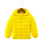 2020 Autumn Winter Hooded Children Down Jackets For Girls Candy Color Warm Kids Down Coats For Boys 2-9 Years Outerwear Clothes