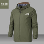 2020 Winter Jacket Men Lightweight Hooded Zipper Waterproof Coat Windproof Warm Solid Color Fashion Male Coat Outdoor Sportswear
