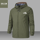 2020 Winter Jacket Men Lightweight Hooded Zipper Waterproof Coat Windproof Warm Solid Color Fashion Male Coat Outdoor Sportswear