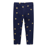 Girls Leggings 100% Cotton Boy's Trousers Fille Kids Pants Girls Pants Skinny Print Cartoon Pattern Children Leggings Trousers