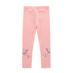 Girls Leggings 100% Cotton Boy's Trousers Fille Kids Pants Girls Pants Skinny Print Cartoon Pattern Children Leggings Trousers