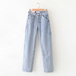 Jeans Woman High Waist 2020 New Wide Leg Female Pants Straight Loose Black Mom Pants Fashion Baggy Boyfriend Jean Women Trousers