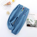 HIPAC 10% OFF Discount Children's Pants Jeans Spring Summer Infant Pants for Boys Girls Lantern Pants Baby Casual Trousers