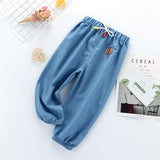 HIPAC 10% OFF Discount Children's Pants Jeans Spring Summer Infant Pants for Boys Girls Lantern Pants Baby Casual Trousers